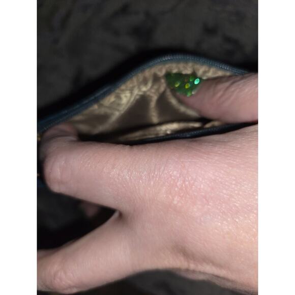 Relic Faux Leather Small Wallet Teal/Turquoise Color Coin Zip Id - Picture 3 of 11